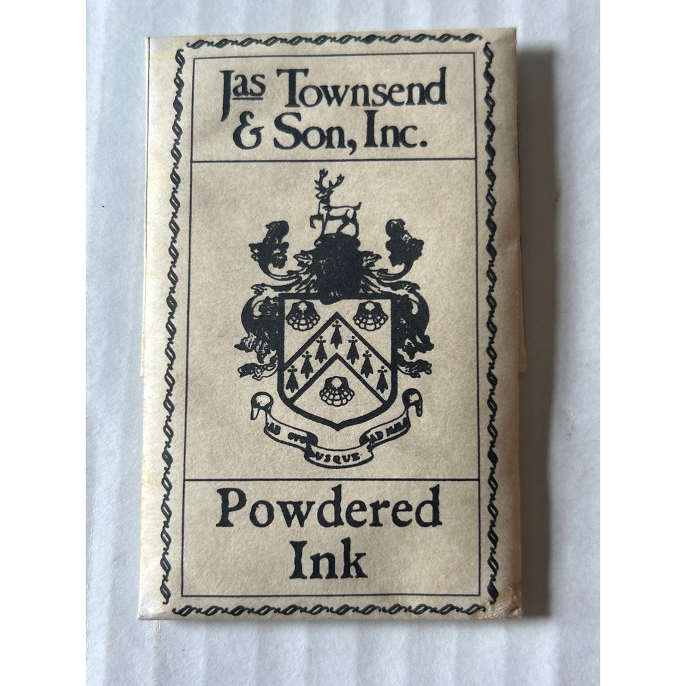Jas Townsend & Son Powdered Ink Non-Toxic Water Soluble Calligraphy Reenactment